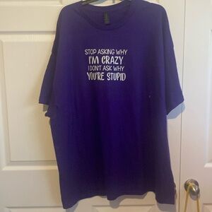 Brand new purple tshirt 3 xl